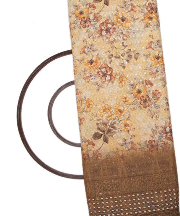 Chikankari Digital Cotton Fabric Prints Online At Fabric Dekho